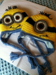 crochet minion hat
